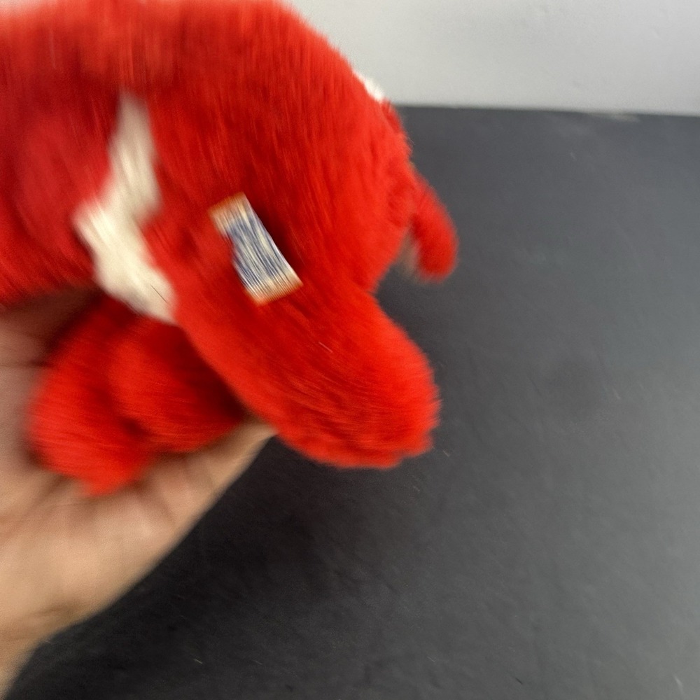 Vintage 1978 R. Dakin Bullseye Bean Bag Dream Red Bull Cow Stuffed Animal Toy - Picture 8 of 8